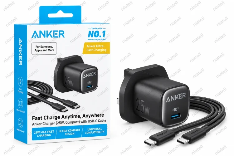 شارژر انکر 25W با کابل USB-C مدل B2656111