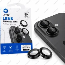 گلس لنز لیتو آیفون ۱۶ مدل BLACK