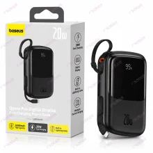 پاور بانک بیسوس Qpow Pro Digital Display ظرفیت 10000mAh توان 20W مدل PPQD020001