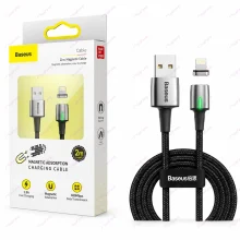 کابل مغناطیسی بیسوس Zinc Magnetic USB به Lightning مدل CALXC-B01
