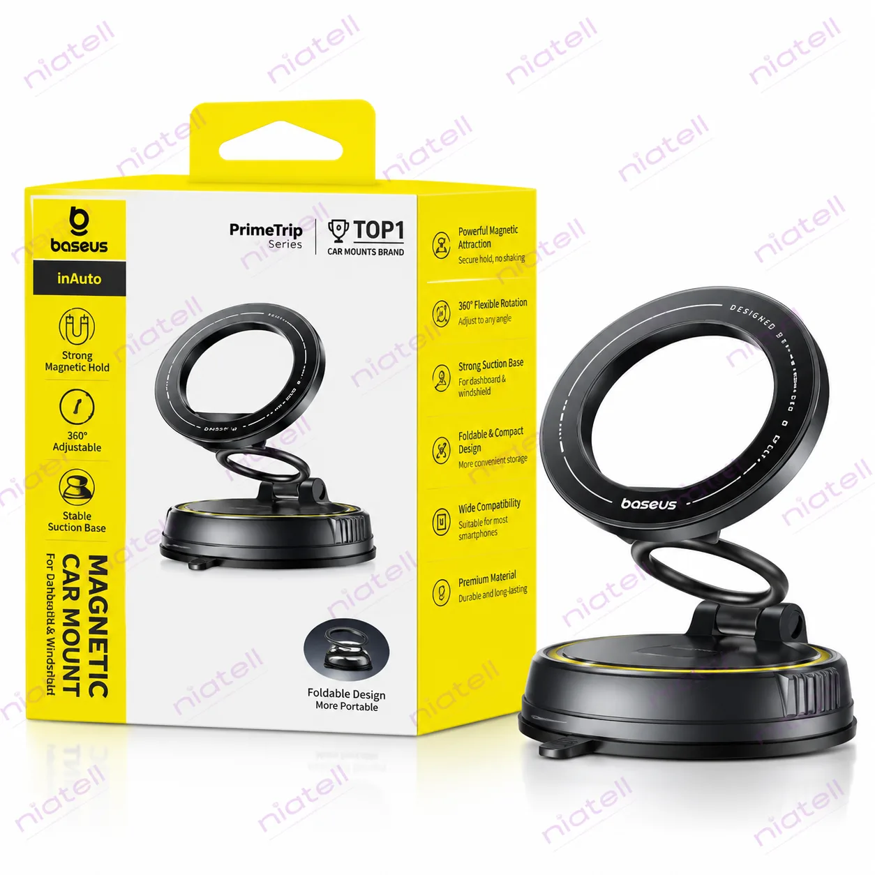 PrimeTrip VC2 Flex Magnetic Car Holder
