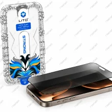 محافظ صفحه نمایش حریم شخصی لیتو مدل STRONG مناسب برای گوشی اپل iPhone 16 Pro / 17