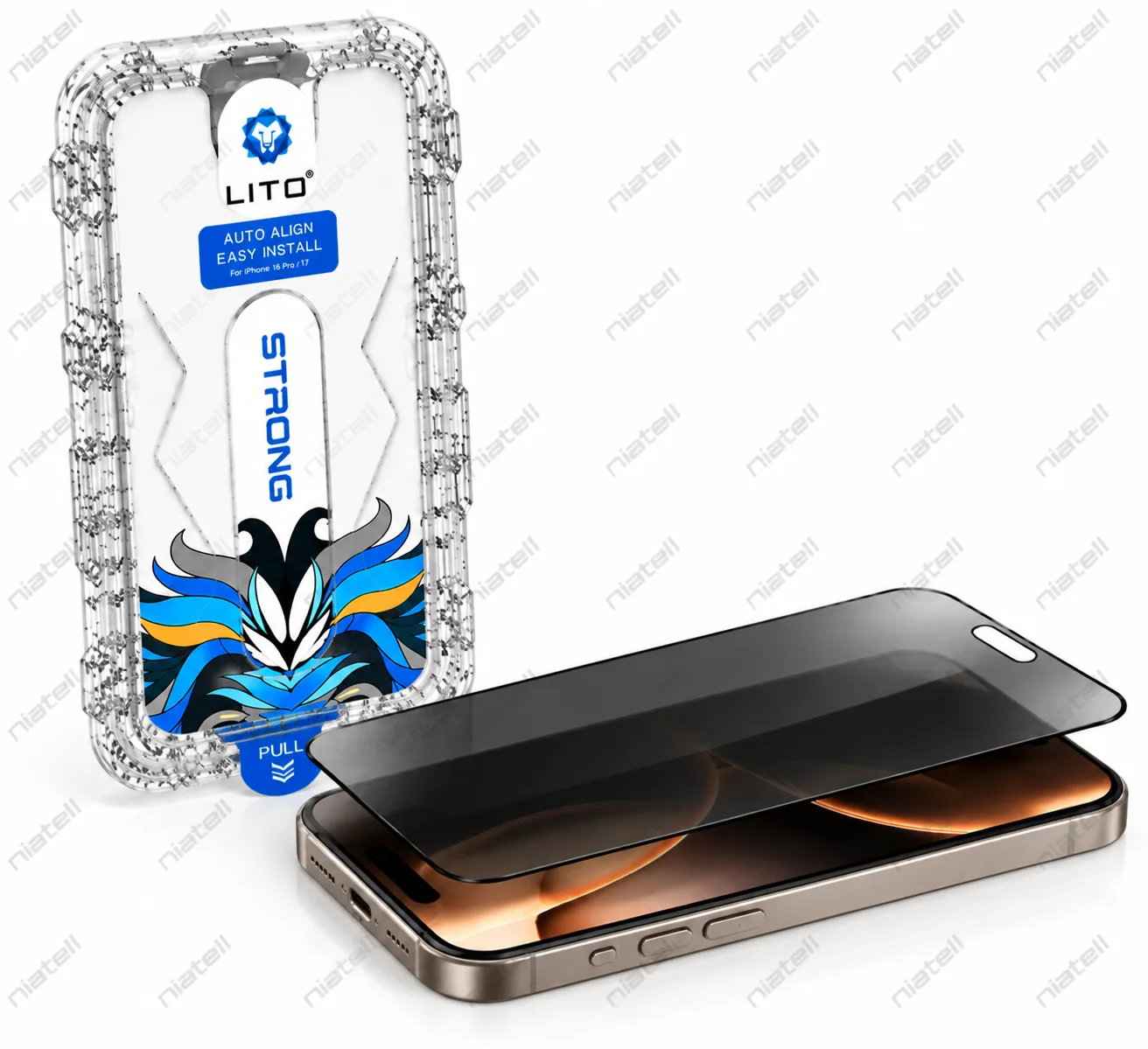 گلس پرایوسی لیتو آیفون ۱۶ پرو در نیاتل