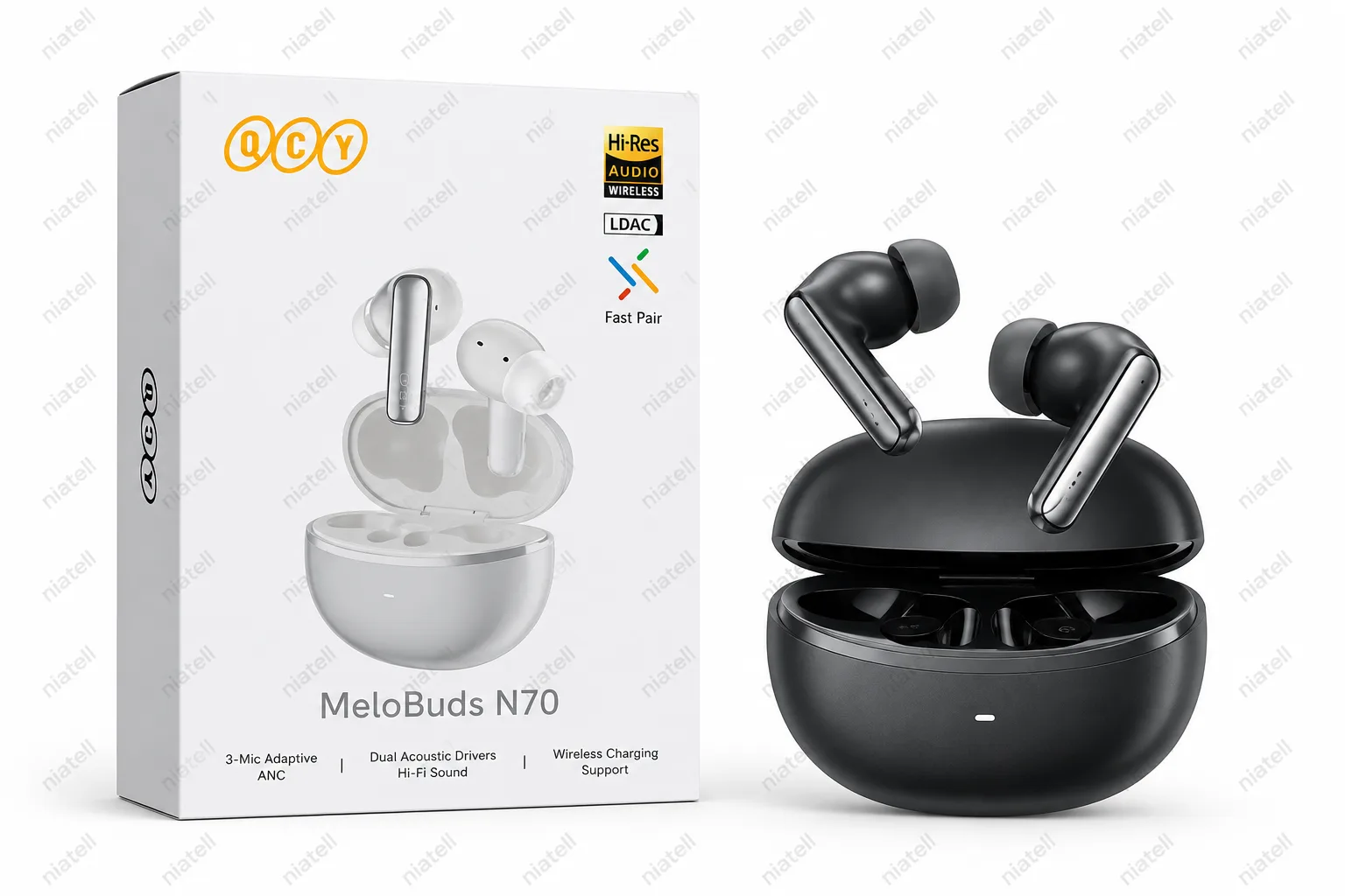 هندزفری QCY MeloBuds N70 در نیاتل