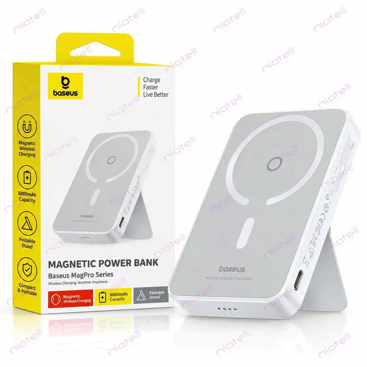 پاوربانک بیسوس MagPro 5000mAh