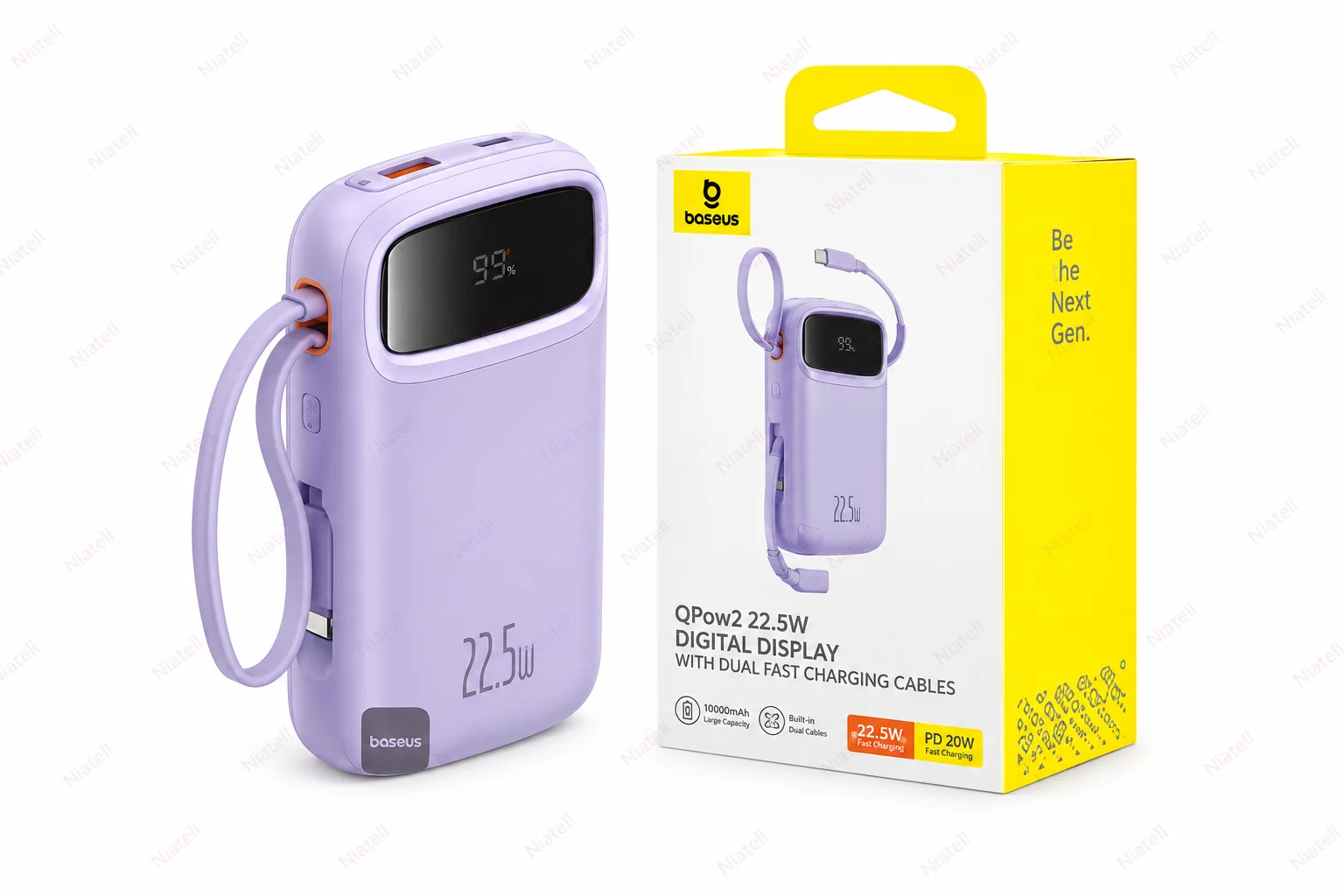 پاوربانک بیسوس QPow2 10000mAh مدل P10055003
