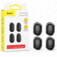 بسته ۴ عددی گیره نگهدارنده بیسوس مدل Small Shell Hook ACGGBK-01